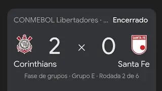 Corinthians x Santa Fé Libertadores ao vivo