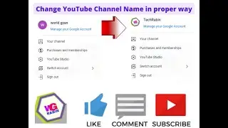 How to change YouTube channel name in proper way |