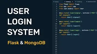 Build a User Login System with Flask and MongoDB - Part 4