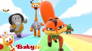 Спортклуб BabyTV представляет забег большой гонки на 100 м 🏆 | Олимпиада Tokyo2020 BabyTVPусский