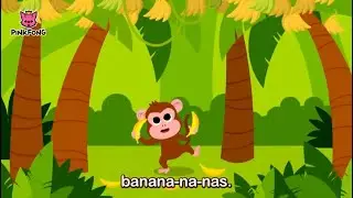 Monkey Banana-Baby Monkey | Animal Songs | PINKFONG Songs for Children