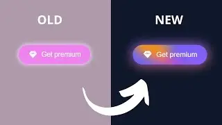 Modern CSS Glowing Gradient background Button (HTML & CSS Animation)