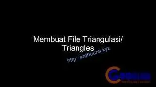 (Tutorial Minescape) 5. Membuat Triangles File