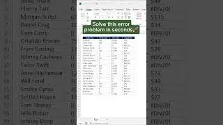 Mastering Excel's IFERROR Function: Error Handling Made Easy!
