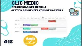 Gestion Cabinet Médical #13 : Gestion des Rendez vous et planing