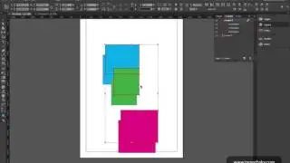 ٣٢ - الدرس الثاني والثلاثون - قائمة Layers وترتيب العناصر - InDesign CC 2015