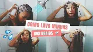 COMO LAVO MINHAS BOX BRAIDS | Biia Paz