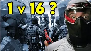I survived 1v16 at NUKETOWN Airsoft