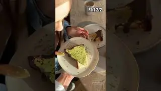 Suchtgefahr! Pistacchio San Sebastian Cheesecake  2/2 | Antep Fıstıklı San Sebastian #sansebastian