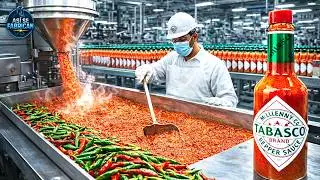 HOW TABASCO SAUCE IS MADE 🌶️ | THIS IS HOW THE HOTTEST SAUCE IS MADE