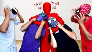 ALL SPIDER-MAN vs MYSTERY RED-GUY ( Dark Movie 16+ ) || SuperHeroes In Night
