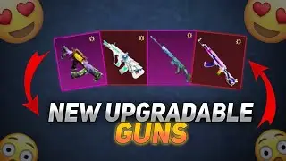 Pubg New Upgradable Guns 😱 | Pumpkin Groza Skin🔥| Bunny Munchkin Akm  Skin 🥵