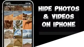 How to Hide PHOTOS/ VIDEOS On iPhone!