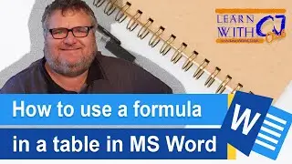 How to do Calculation in MS Word