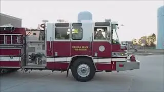 FULL HOUSE RESPONSE! Virginia Beach Fire Dept. Station 7 Responding - 2/2/20