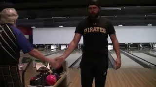 PURPLE Hammer Bowling Ball on League Night