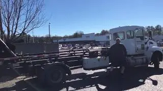 Moving with a Pack Rat storage container of HVAC supplies