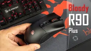 Огляд 🕹️ Bloody R90 Plus - бездротова ігрова миша 🖱️за $40, живуча, швидка, зручна, трішки світиться