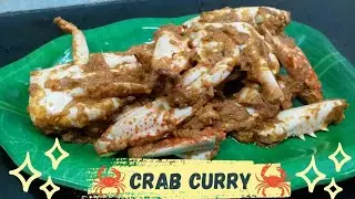 Crab Curry| Crab Masala| Nandu Masala|நண்டு குழம்பு| How to make Village Style Crab Curry in Tamil