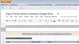 Archive and backup Gmail email to Google Drive - Gmail Google Drive Integration.
