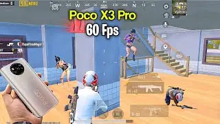 Poco X3 Pro Smooth Extreme Graphics Gameplay 🔥 PUBG mobile ❤️ Arbi Lobby!!