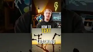 How to stick text to your video with the tracker in DaVinci resolve 