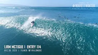 Liam McTigue at Pipeline Dec 30, 2020 | Drone Angle