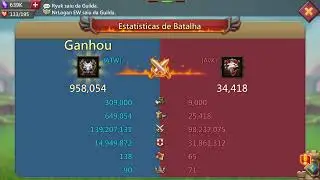 Partiu Arena dos Dragões -  A1W  vs AvK  09/09/22 - Lords Mobile