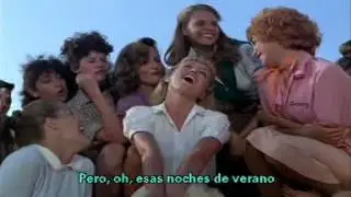 💖 💘 John Travolta y Olivia Newton 😍 Summer Nights 🎬 Subtitulada En Español 💕  💗
