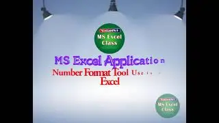 Number Format Tool Use in MS Excel 2007, 2010, 2013, 2016, 2019, 2021, 2023 Edition
