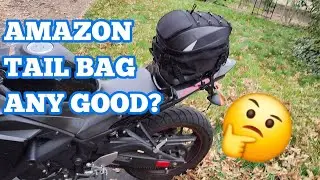 BEST BUDGET motorcycle LUGGAGE? | Amazon TAIL BAG