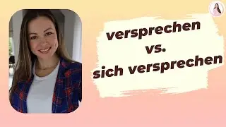 VERSPRECHEN vs. SICH VERSPRECHEN | Learn German #shorts