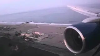 Extremely Rare Ocean Arrival!!!  Awesome HD 757 Landing in Los Angeles California!!!