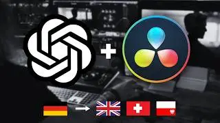 Untertitel automatisch übersetzen | ChatGPT & DaVinci Resolve 19