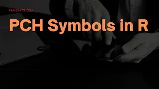 PCH Symbols in R