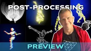 Three.js + WebGPU Post-Processing Effects PREVIEW