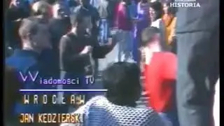 польские скинхеды напали на афроамериканцев