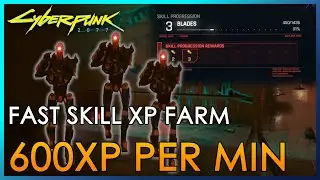 Fastest Way to Level Up Skill XP | Attribute XP Farm | Cyberpunk 2077