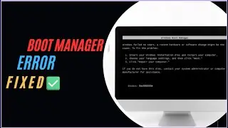 How to remove the Windows Boot Manager display on laptops and computers