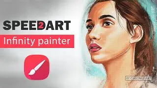SpeedArt 2 / Infinity Painter / PORTRAIT / SPEED PAINTING / CHUDNUI ART