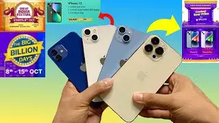 iPhone 14, 13, 12 Crazy Price Drop! 🔥😍 Flipkart BBD & Amazon Great Indian Festival Sale (HINDI)