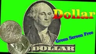 Dollar green screen