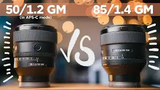 Sony 50mm f/1.2 GM in APS-C mode vs 85mm f/1.4 GM on Sony A7IV