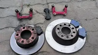 Апгрейд  тормозной системы Установка 302 здт (Passat B5 Audi A6C6 A4B6 Peugeot 407 Citroen C5)