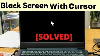 Windows 10 Black Screen With Mouse Cursor [Solved]