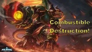 DESTROYING with COMBUSTIBLE! | Paladins Drogoz Gameplay