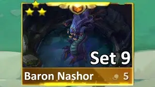 BARON NASHOR IN TFT ?!?! SET 9 GAMEPLAY