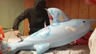 inflatable popping video