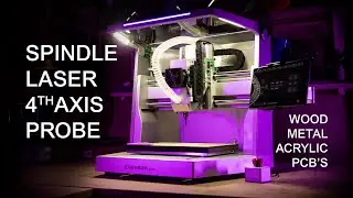 IT CAN DO IT ALL!  CNC, Laser, 4th Axis, Auto-Probe - The Carvera Air