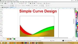 Simple Vector Design in Coreldraw  | Design Craft Pulse| Corelraw Tutorial